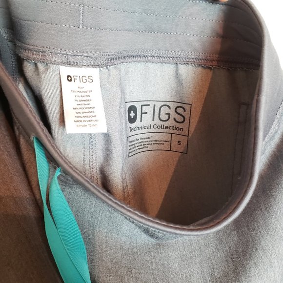 Figs Graphite Livingston Basic Scrub Pants Small - Picture 8 of 8